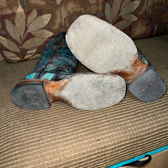 EUC! Womens Ferrini Patchwork Boots - Picture 6 of 6